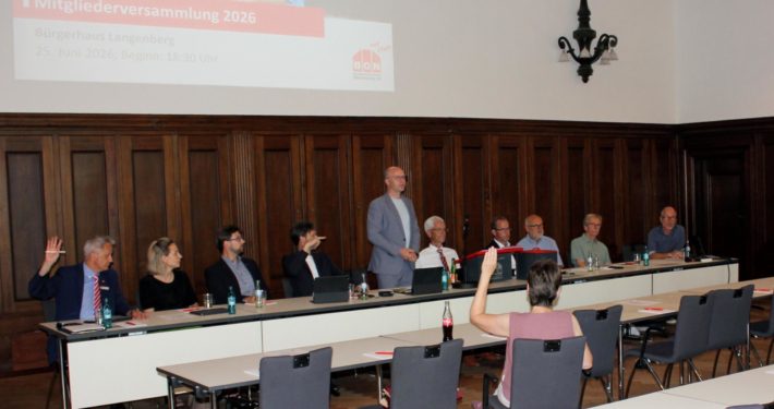 Der hauptamtliche Vorstand Dominic Johannknecht erläutert das erfolgreich abgeschlossene Geschäftsjahr 2025.