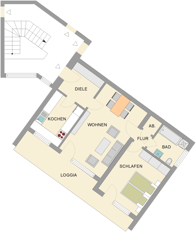 2 Zimmer, 63,69 m² in Velbert – Bild 5